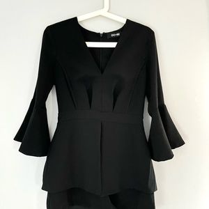 DO+BE black structured romper